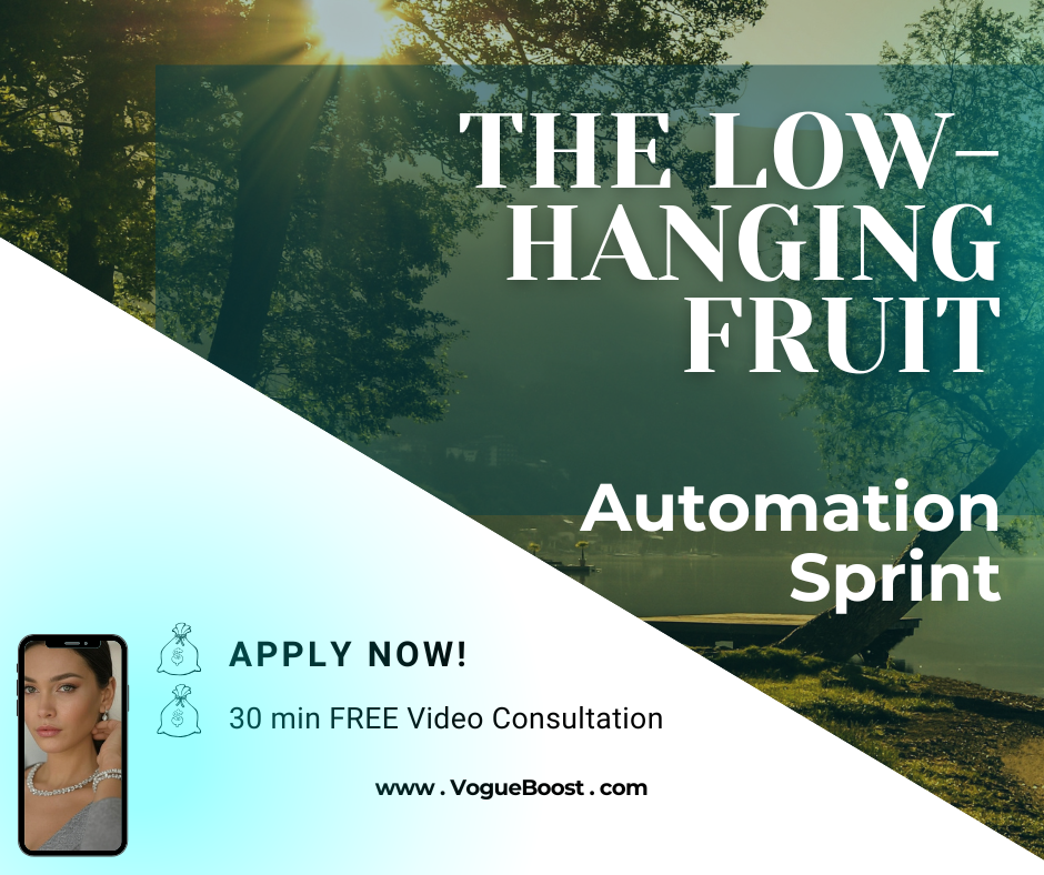 The “Low-Hanging Fruit” Automation Sprint