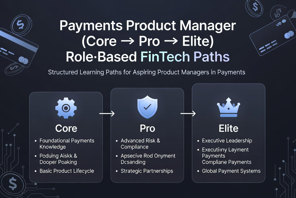 Payments Product Manager (Core → Pro → Elite) Role‑Based FinTech Paths