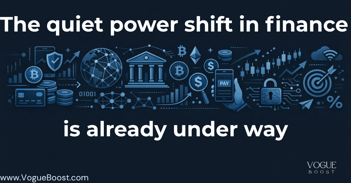 The quiet power shift in finance is already under way
